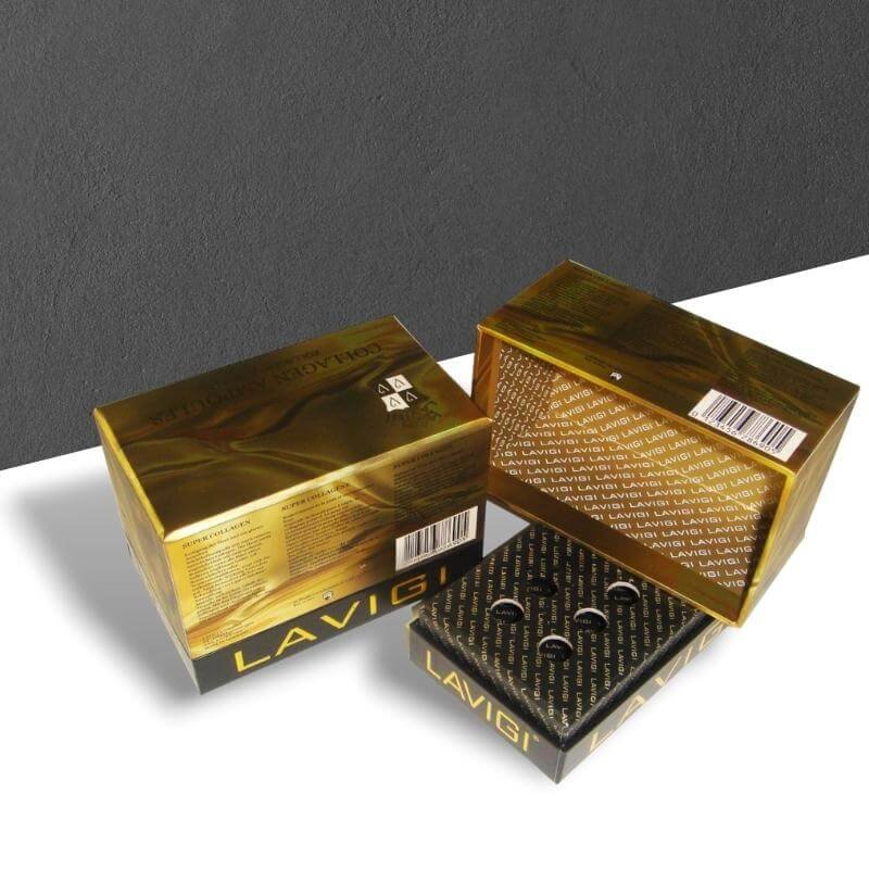custom gold foil boxes
